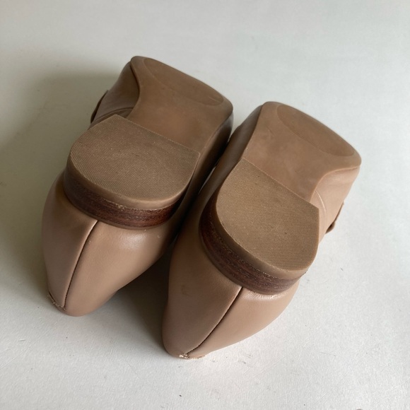 Steve Madden Cream Leather Chain Loafers size 10 - Picture 12 of 15